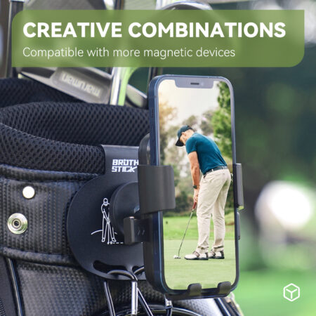 Metal Landing Pads for Golf Bag Accessories for Men Metal Clips for Quick and Easy Access of Golf Bags, Magnetic Golf Towels, Magnetic Golf Rangefinder Strap Golf Accessories Golf Gifts - 图片 4