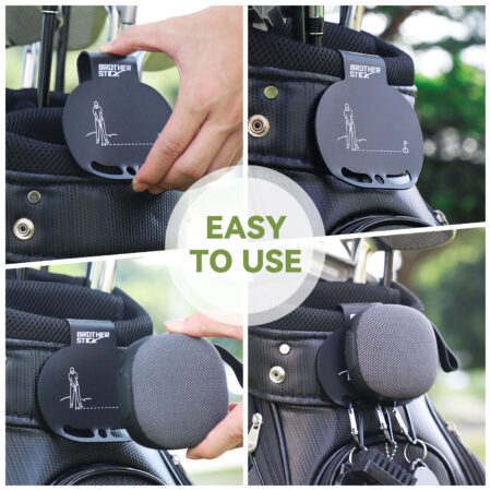 Metal Landing Pads for Golf Bag Accessories for Men Metal Clips for Quick and Easy Access of Golf Bags, Magnetic Golf Towels, Magnetic Golf Rangefinder Strap Golf Accessories Golf Gifts - 图片 5